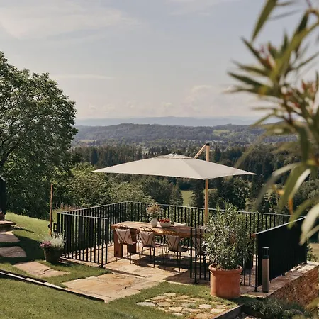 빌라 Am Wildbachberg - Luxus Ferienhaeuser Mit Infinitypool, Privatsauna Und Weinkeller