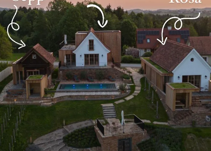 Am Wildbachberg - Luxus Ferienhaeuser Mit Infinitypool, Privatsauna Und Weinkeller וילה *