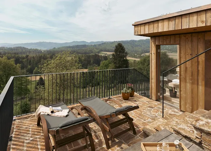 别墅 Am Wildbachberg - Luxus Ferienhaeuser Mit Infinitypool, Privatsauna Und Weinkeller