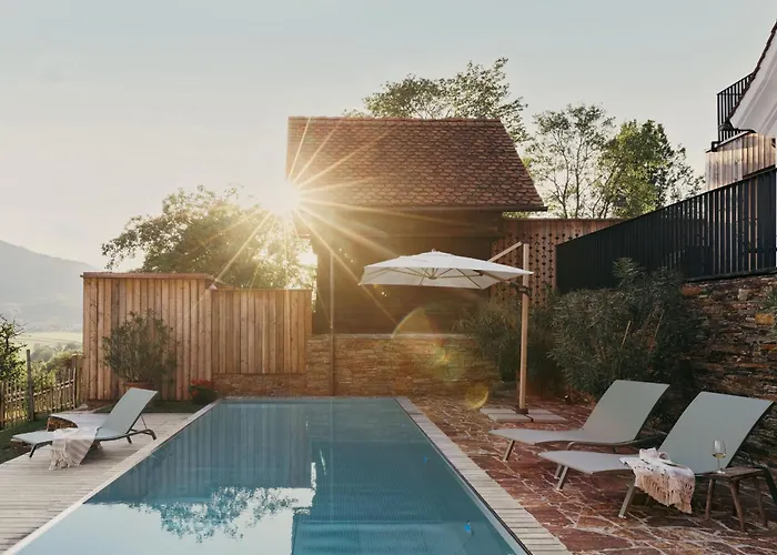 וילה Am Wildbachberg - Luxus Ferienhaeuser Mit Infinitypool, Privatsauna Und Weinkeller דויטשלנדסברג